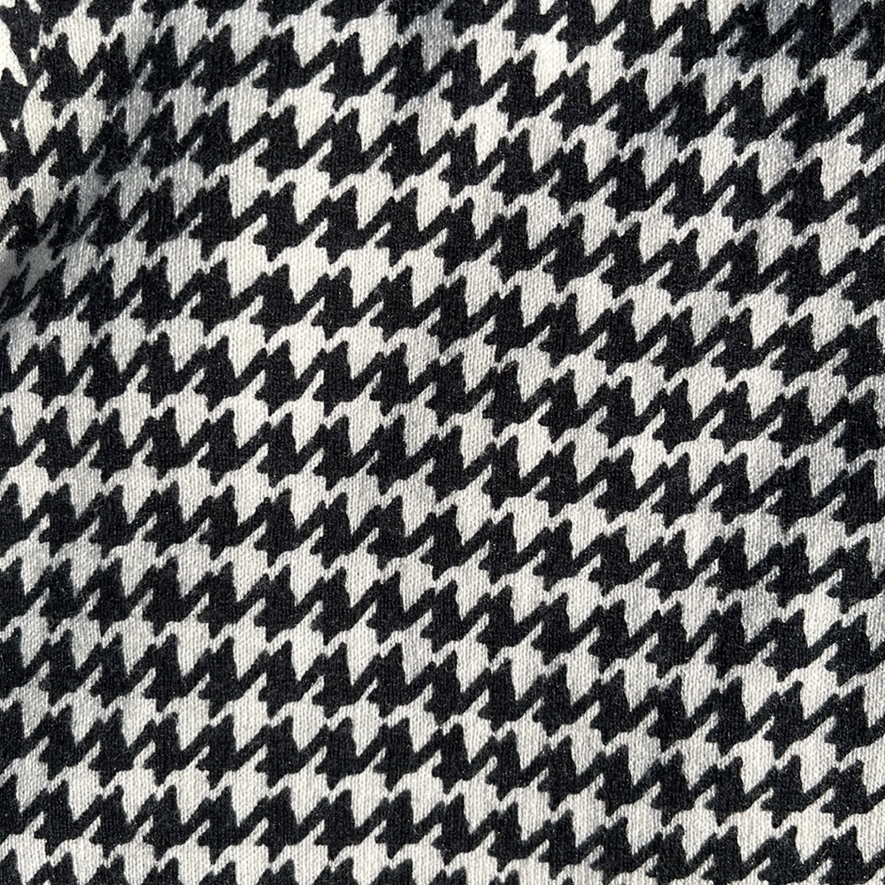 Ralph Lauren Houndstooth Sweater LRL Black White Fine Knit Blouse Women's XS NWT - Picture 10 of 11